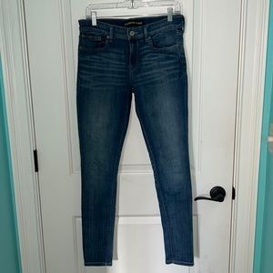 Womens Express Jeans Mid Rise Leggings Size 6R